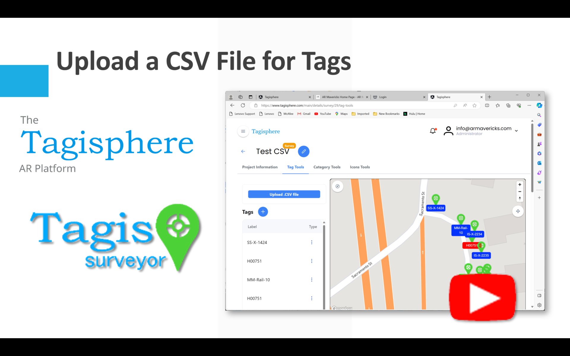 Create Tags From a CSV File