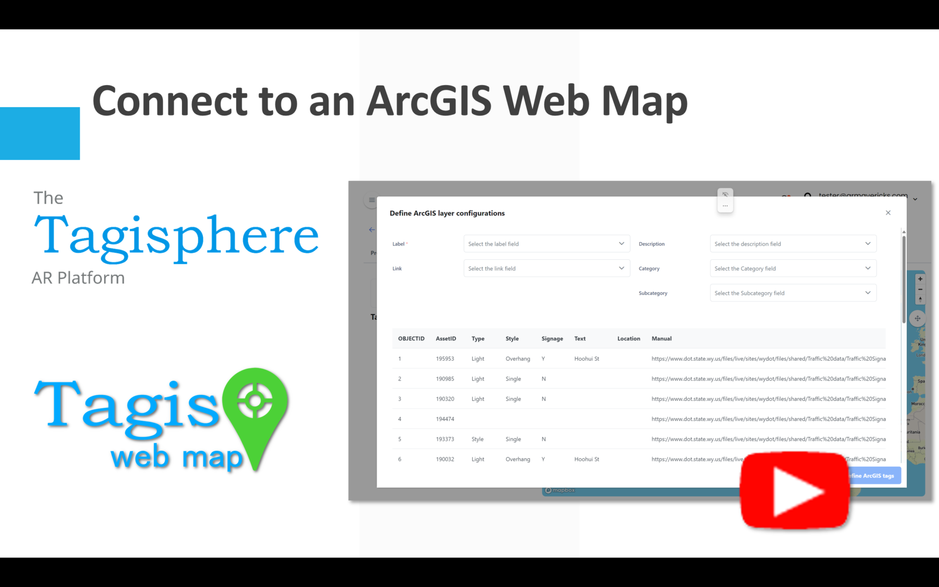 Connect an ArcGIS Web Map