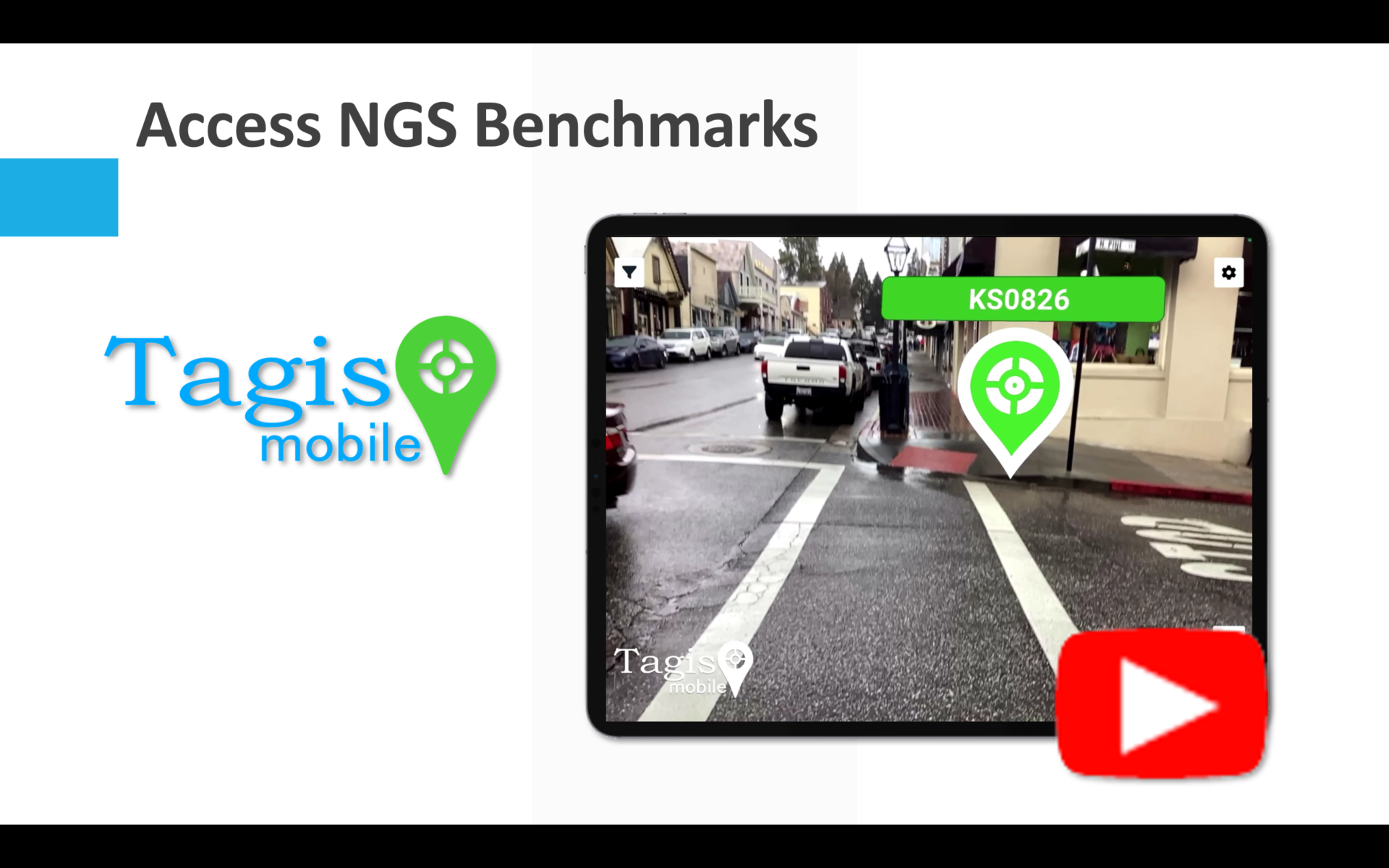 Access NGS Benchmarks as AR geotags